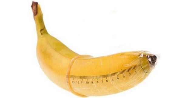 Showing an enlarged penis