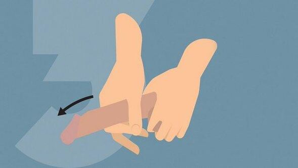 Stretching the penis for enlargement