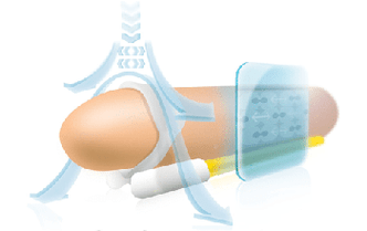 The working principle of the extender is to extend the length of the phallus